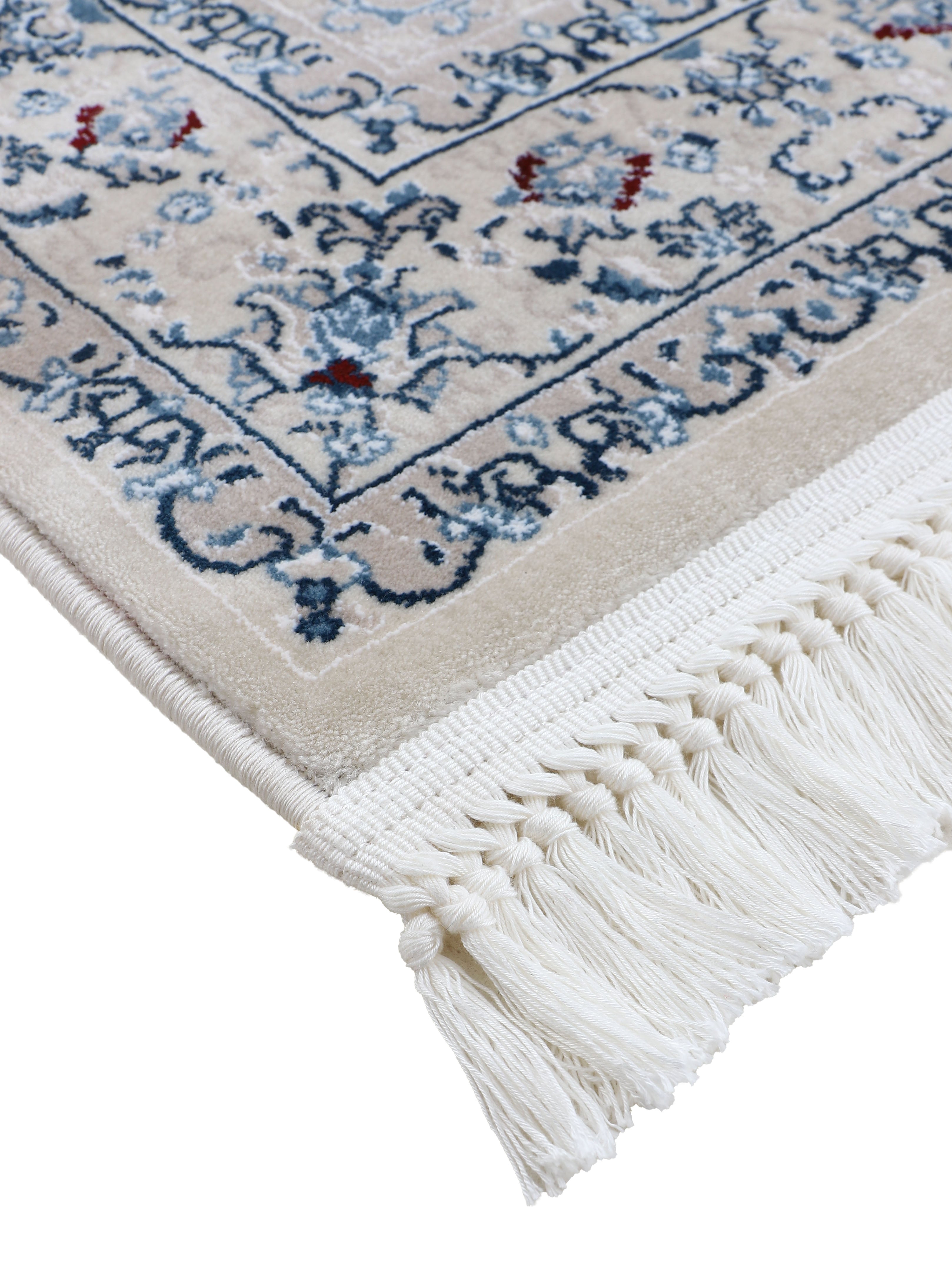 Teppich Nain Diane Dunkelblau in dunkelblau aus kunstfaser