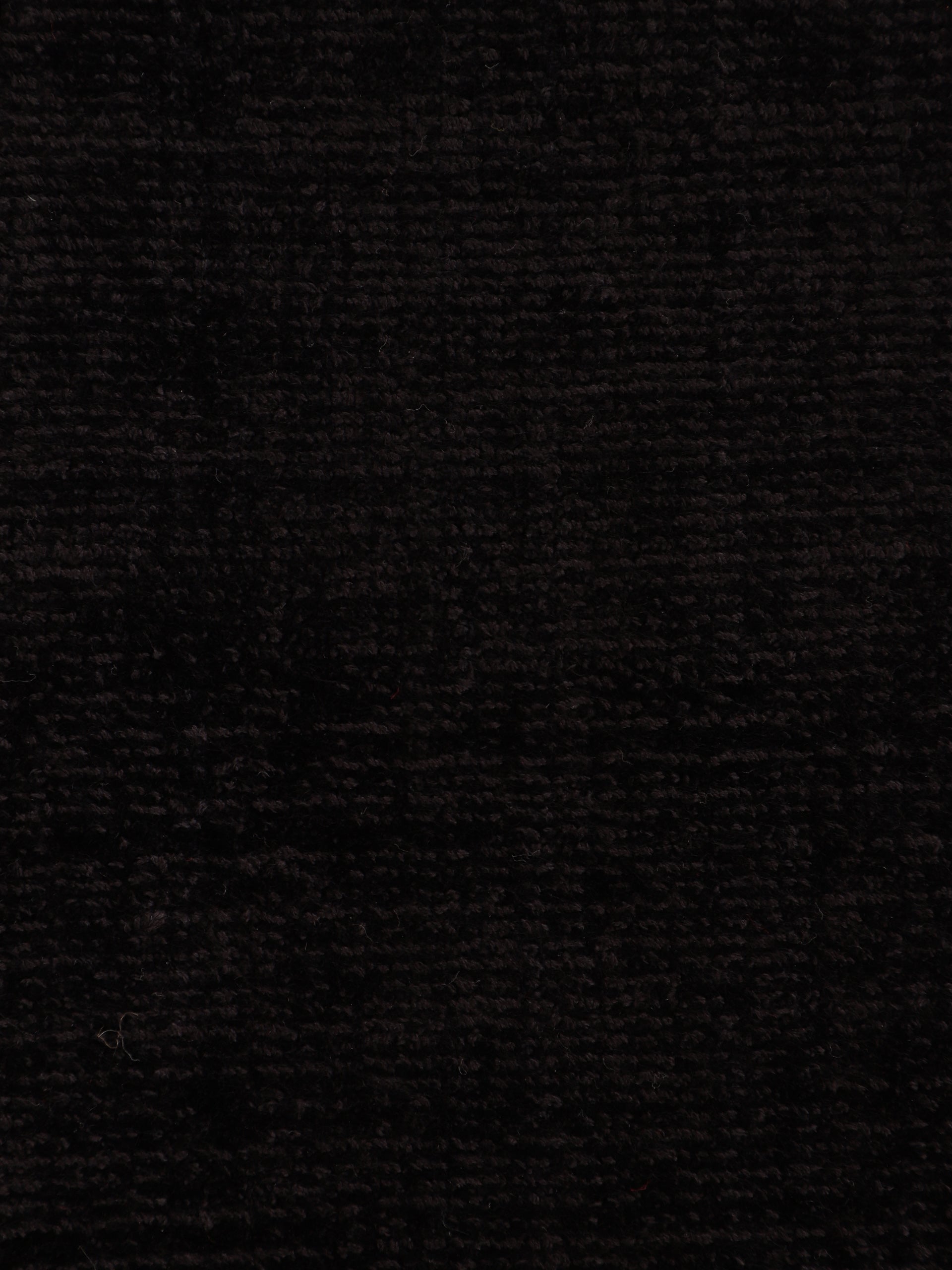 Viskoseteppich Rund Ava Schwarz in schwarz aus viskose