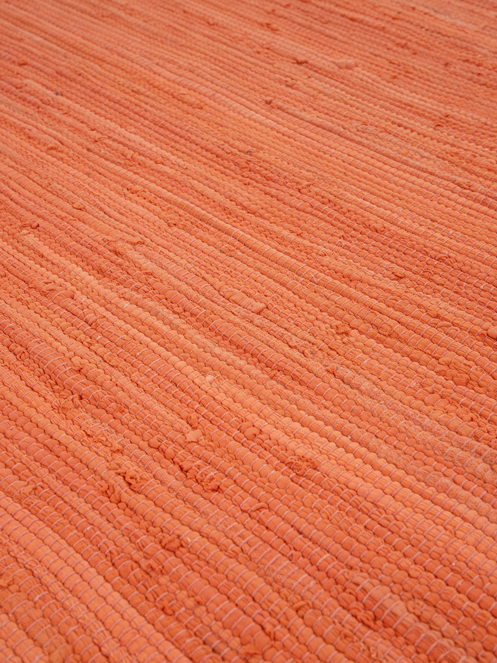 Kelim Chindi Uni Rund in orange