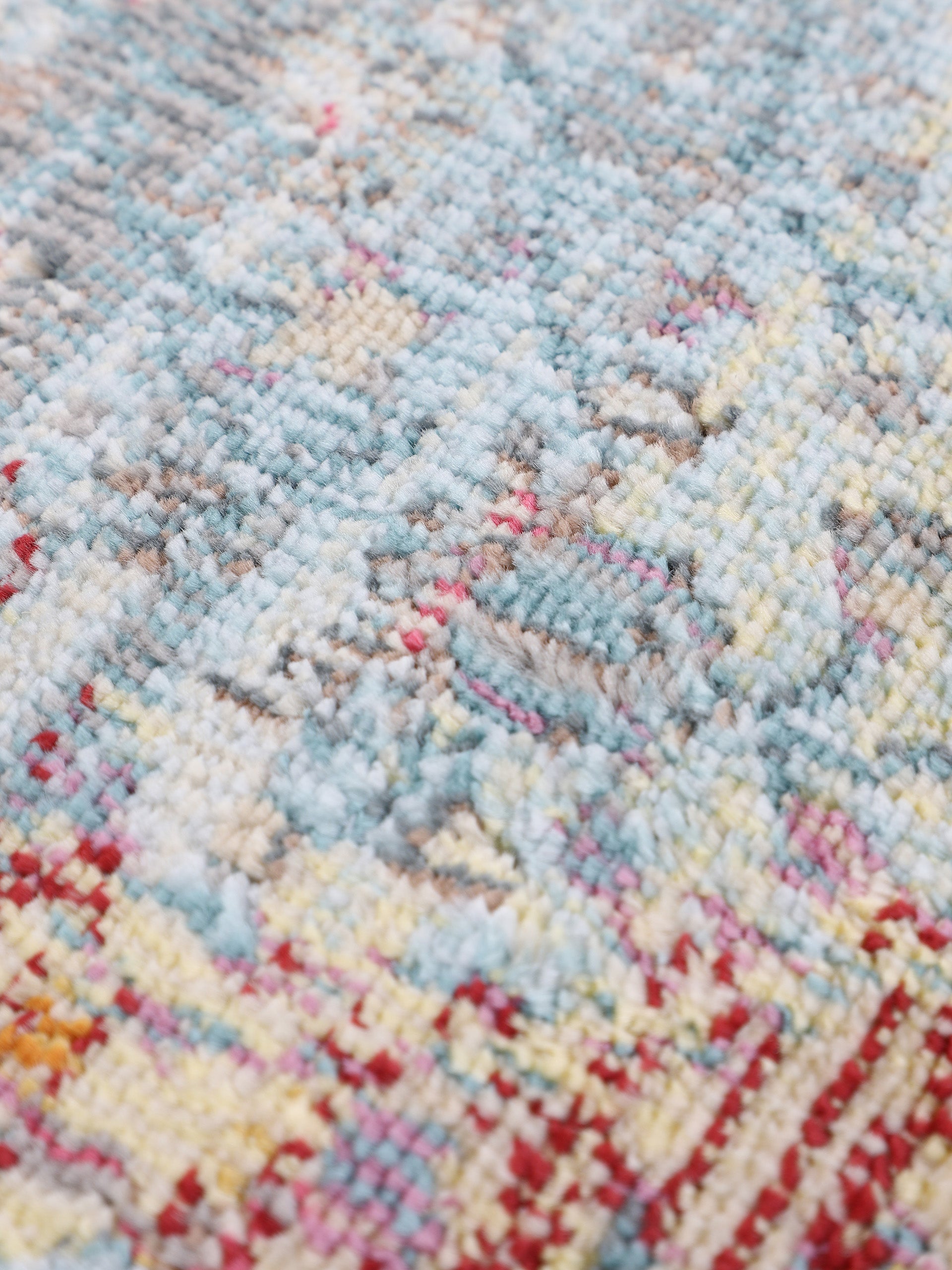 Vintage Teppich Esha in multicolor aus kunstfaser