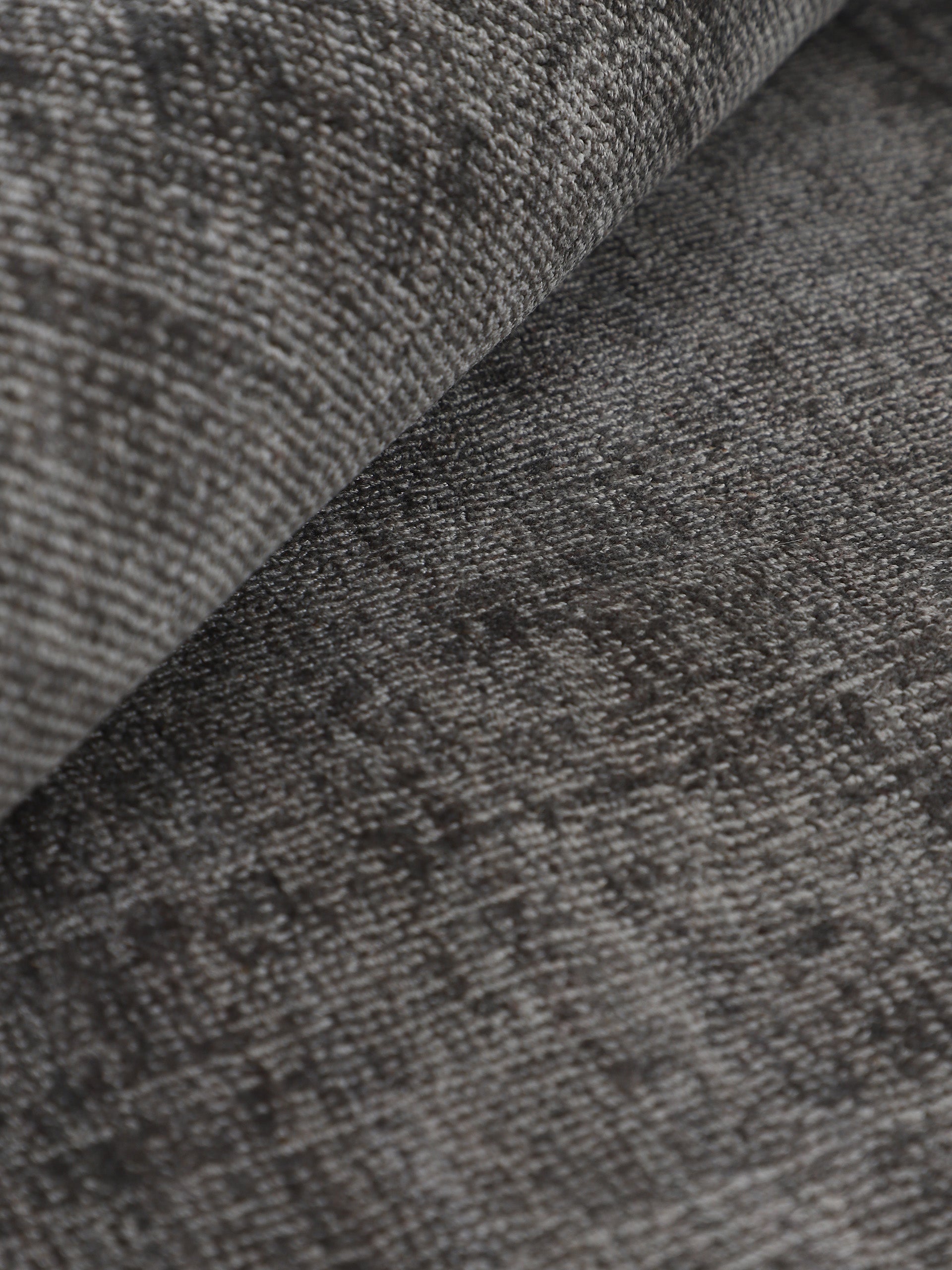 Viskoseteppich Rund Ava Hellgrau in hellgrau aus viskose