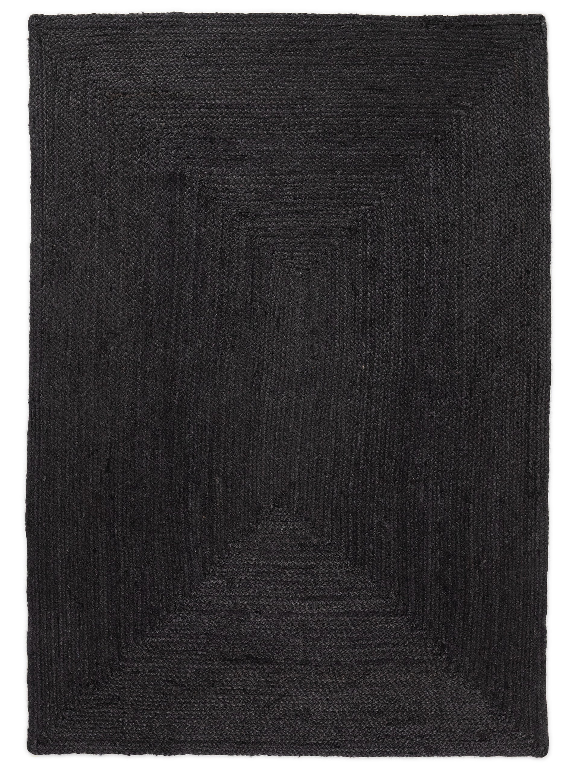 Juteteppich Nele Anthrazit aus Sisal/Jute