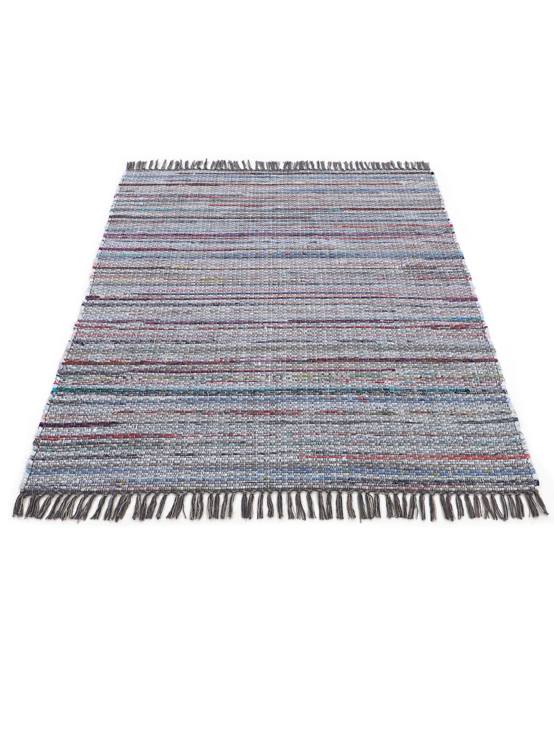 Kelim Chindi Grau in grau