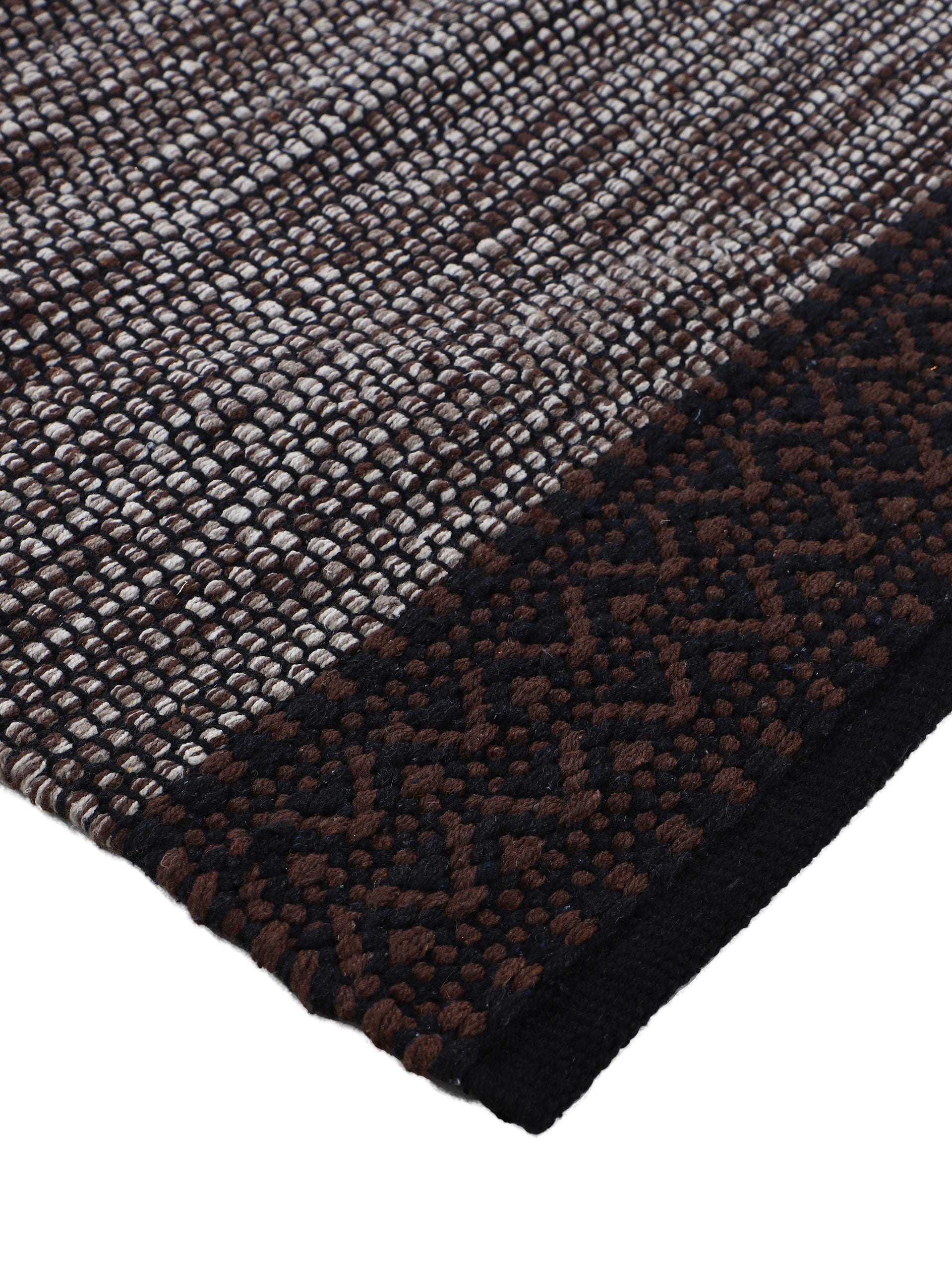 Flachgewebeteppich Kelim Mia Läufer Braun in braun aus baumwolle