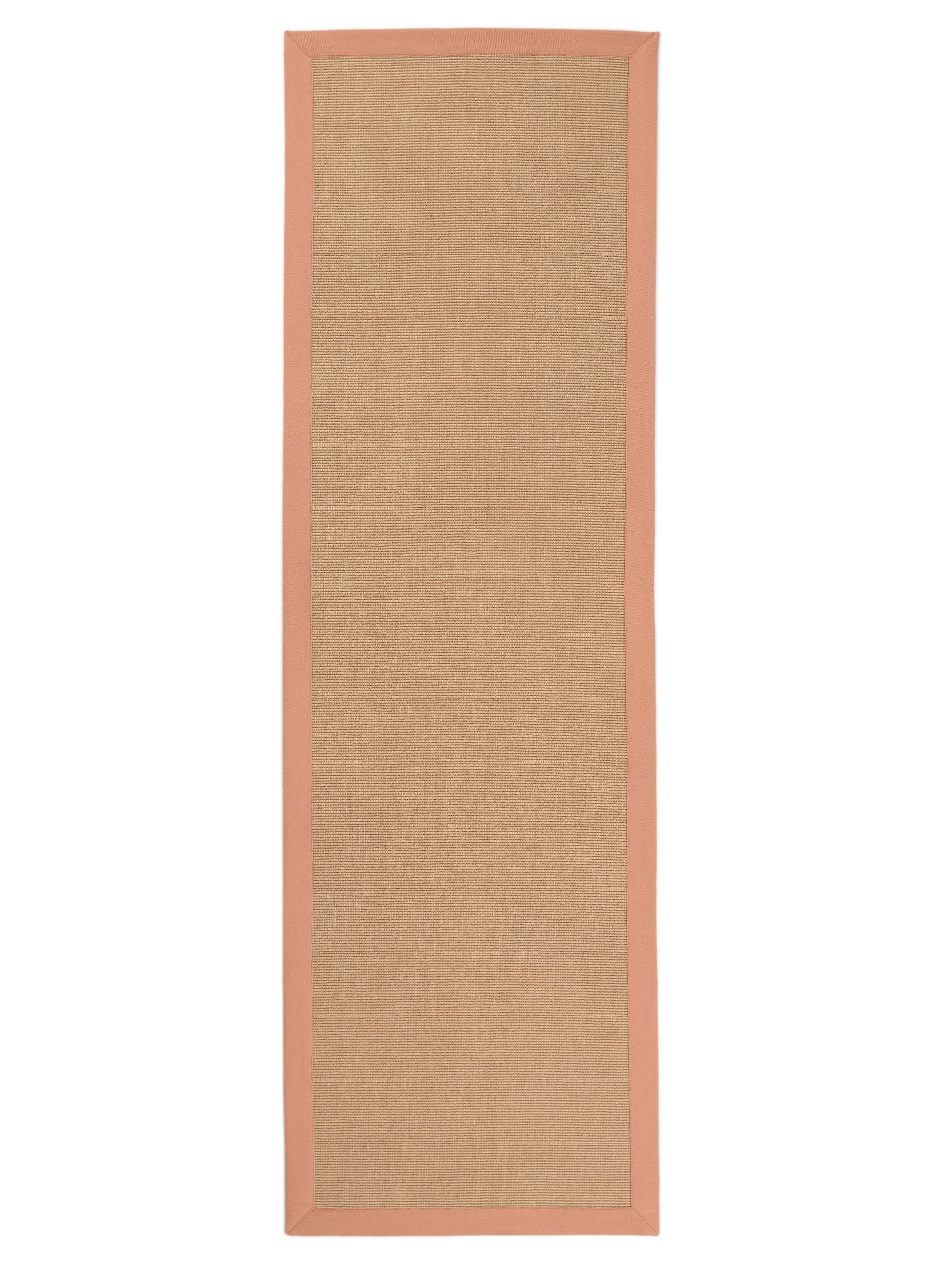 Sisalteppich Läufer Pfirsich in pfirsich aus sisal/jute