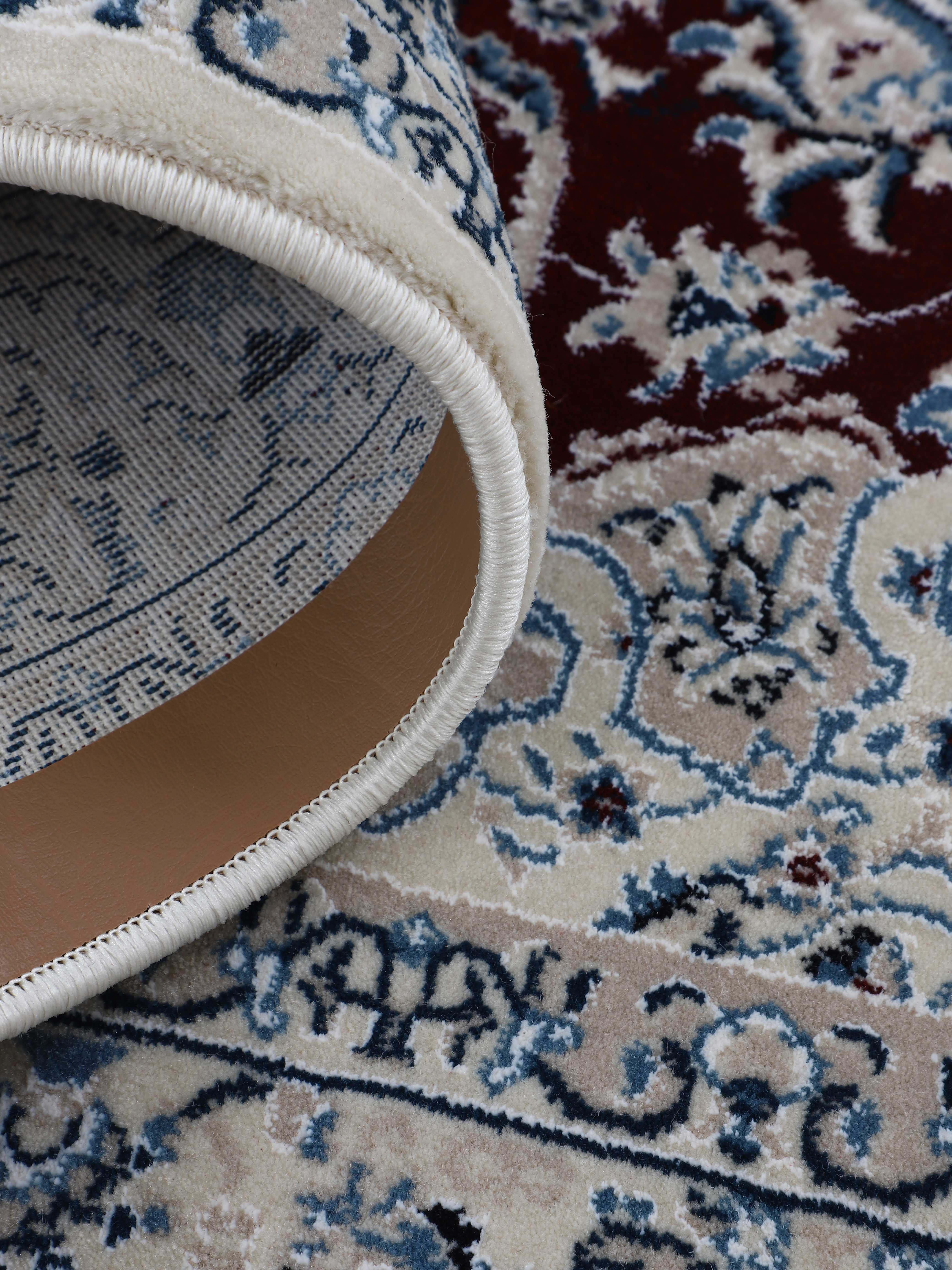 Teppich Nain Diane Läufer Rot in rot aus kunstfaser