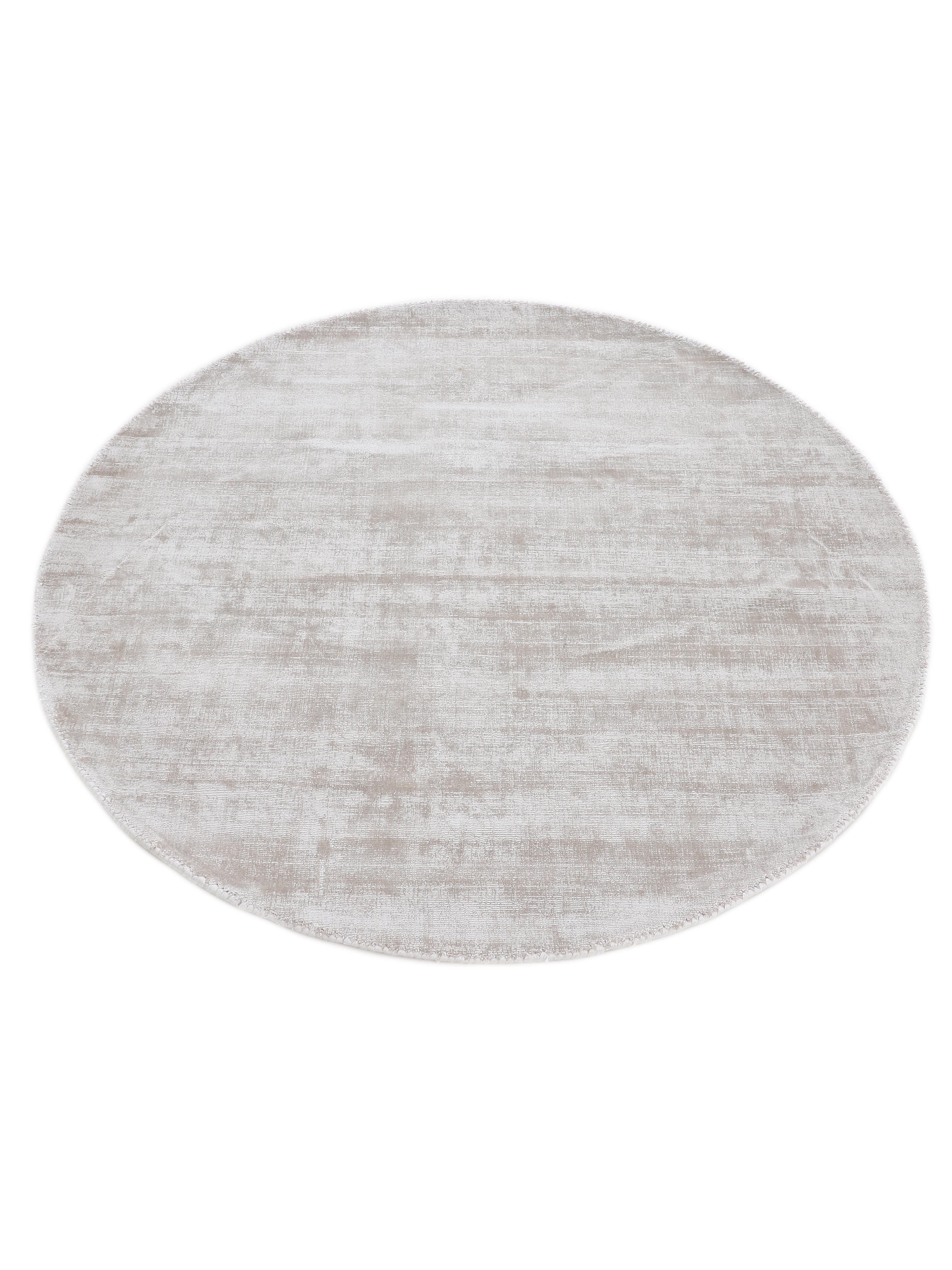 Viskoseteppich Rund Ava Creme in creme aus viskose