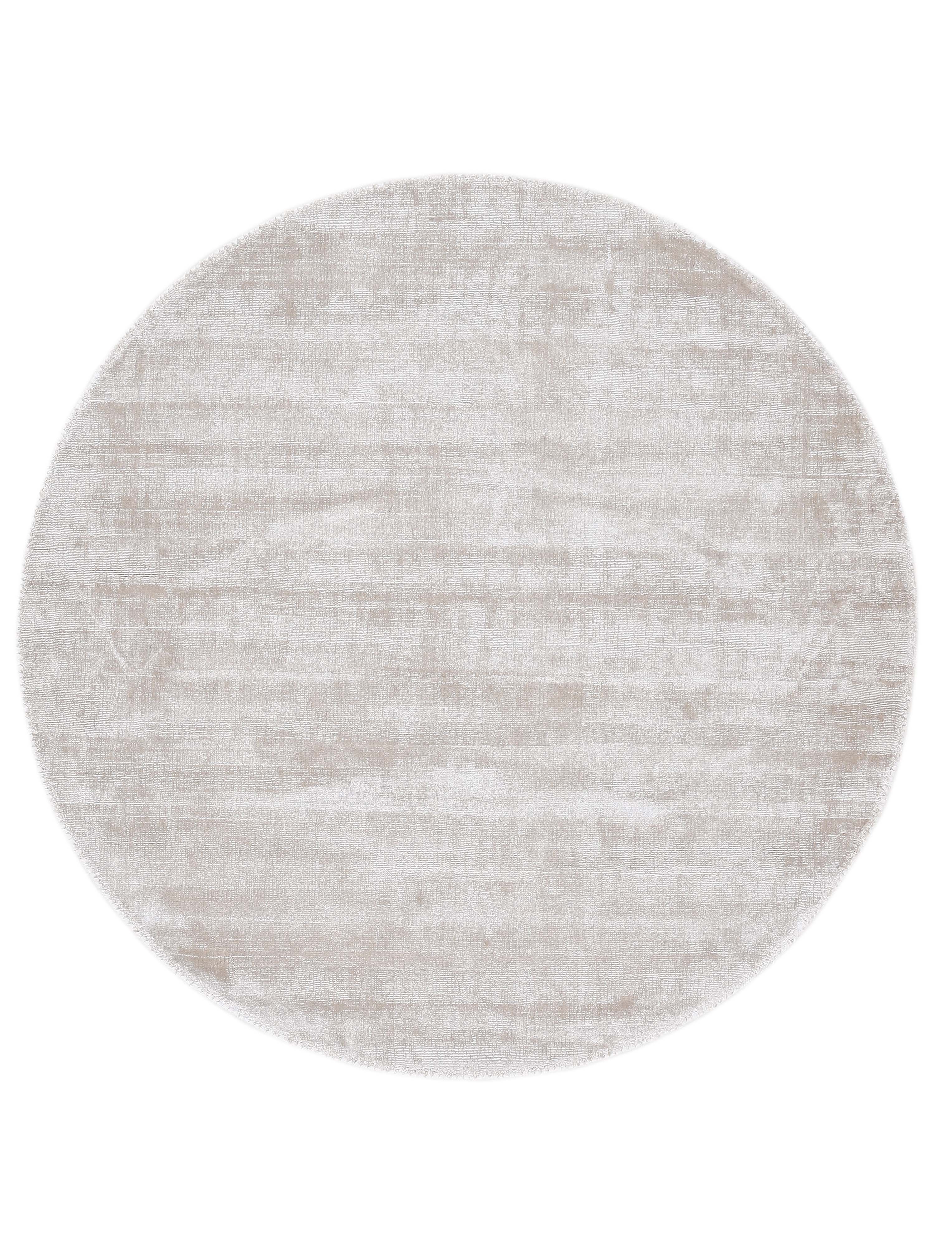 Viskoseteppich Rund Ava Creme in creme aus viskose