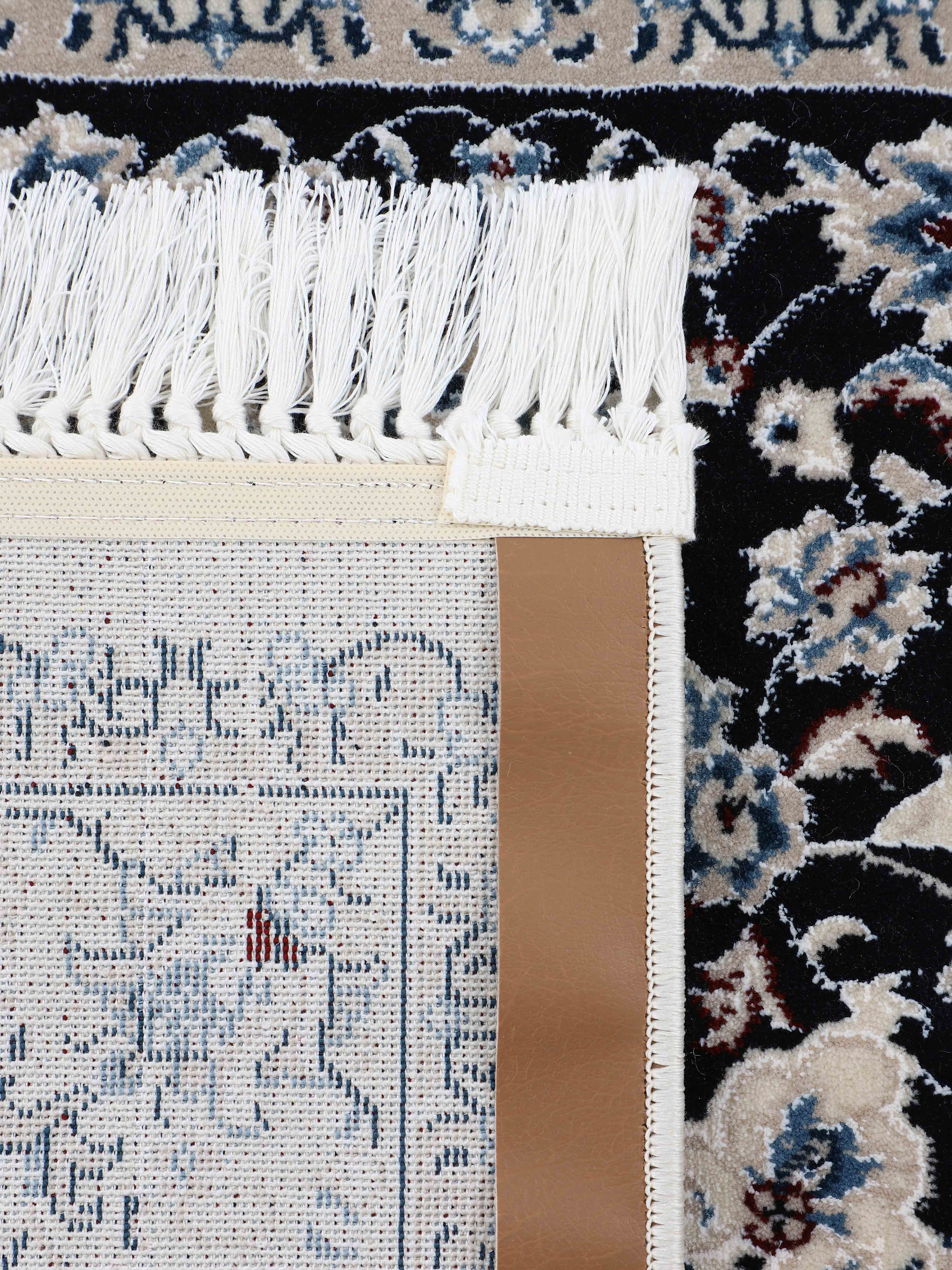 Teppich Nain Diane Läufer Dunkelblau in dunkelblau aus kunstfaser