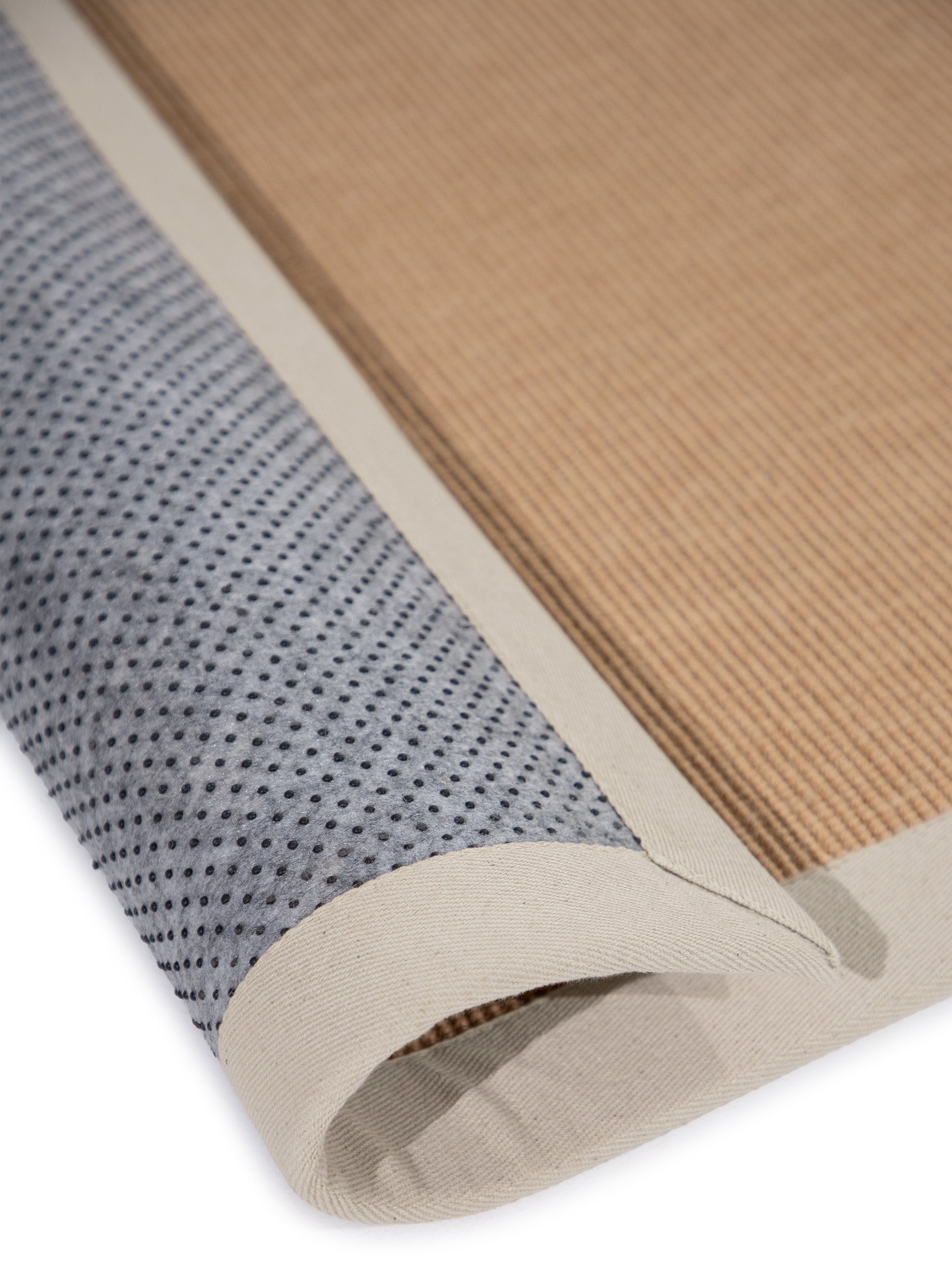 Sisalteppich Läufer Creme in creme aus sisal/jute