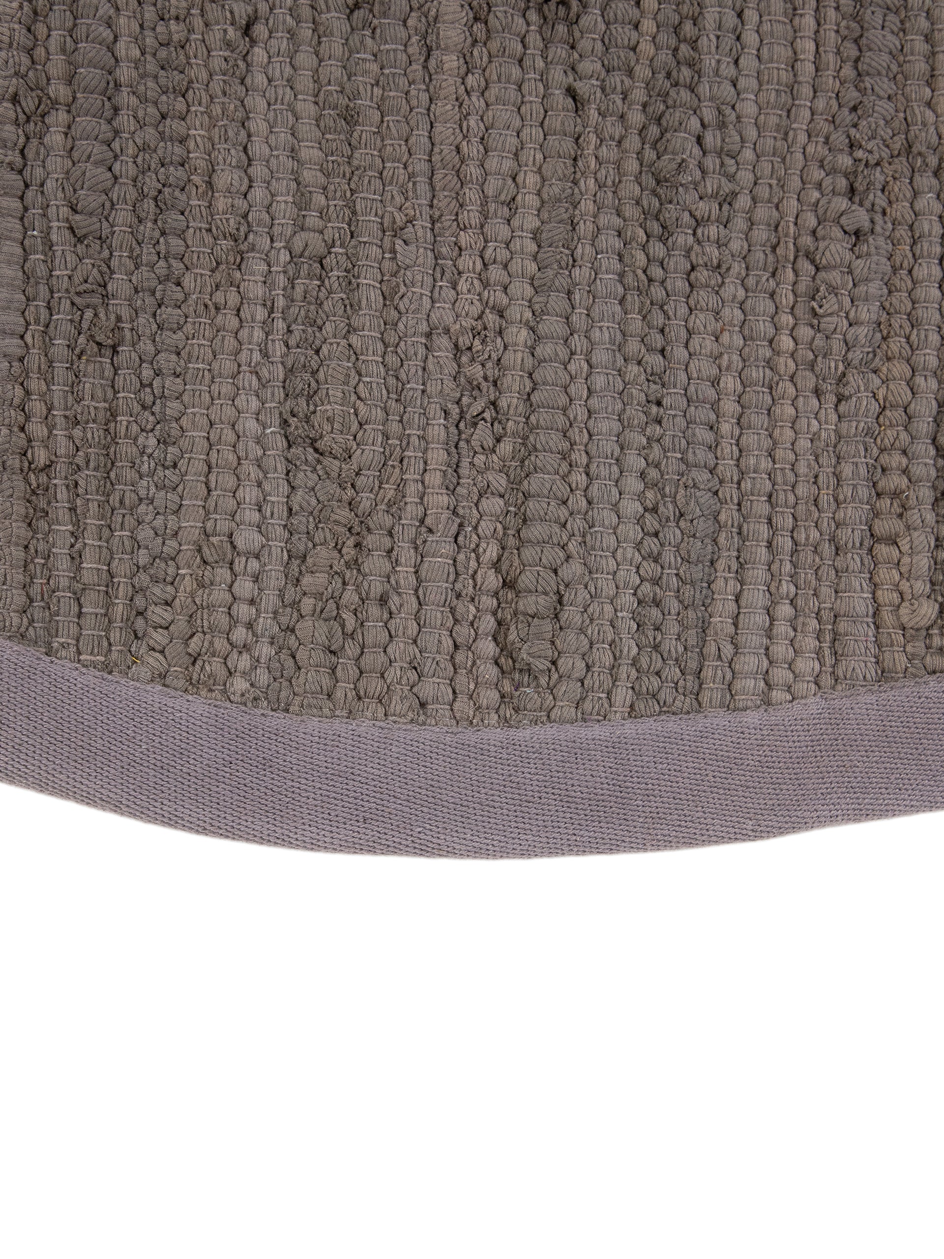 Kelim Chindi Uni Rund in grau