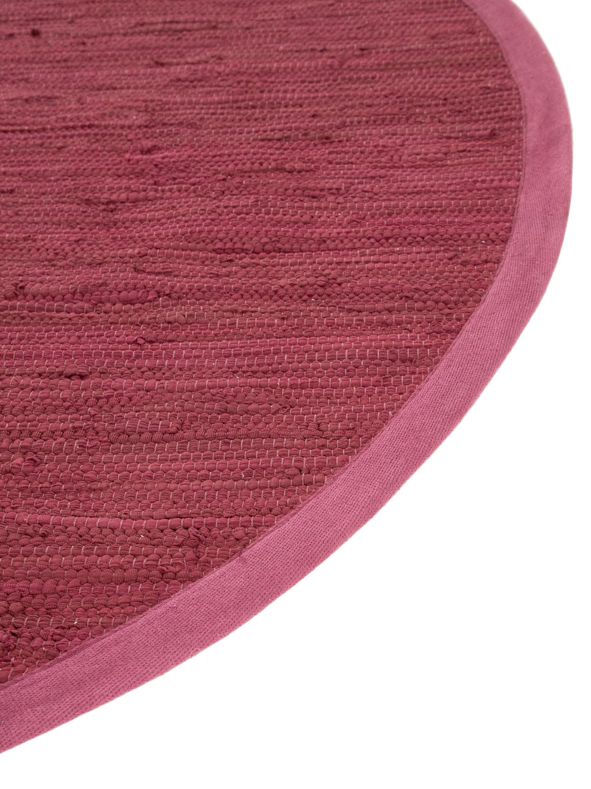 Kelim Chindi Uni Rund in violett