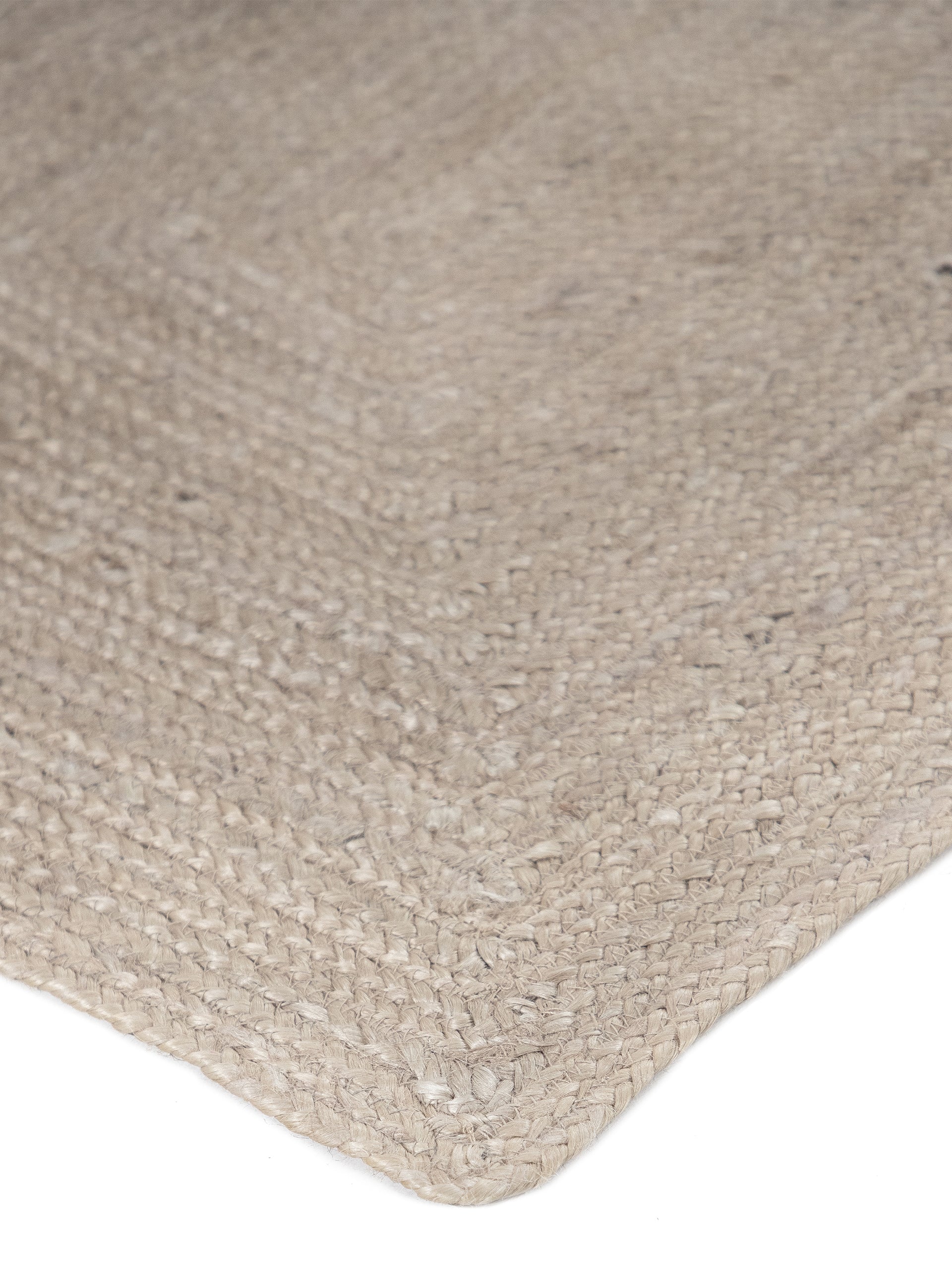 Juteteppich Nele Läufer Taupe in taupe aus sisal/jute