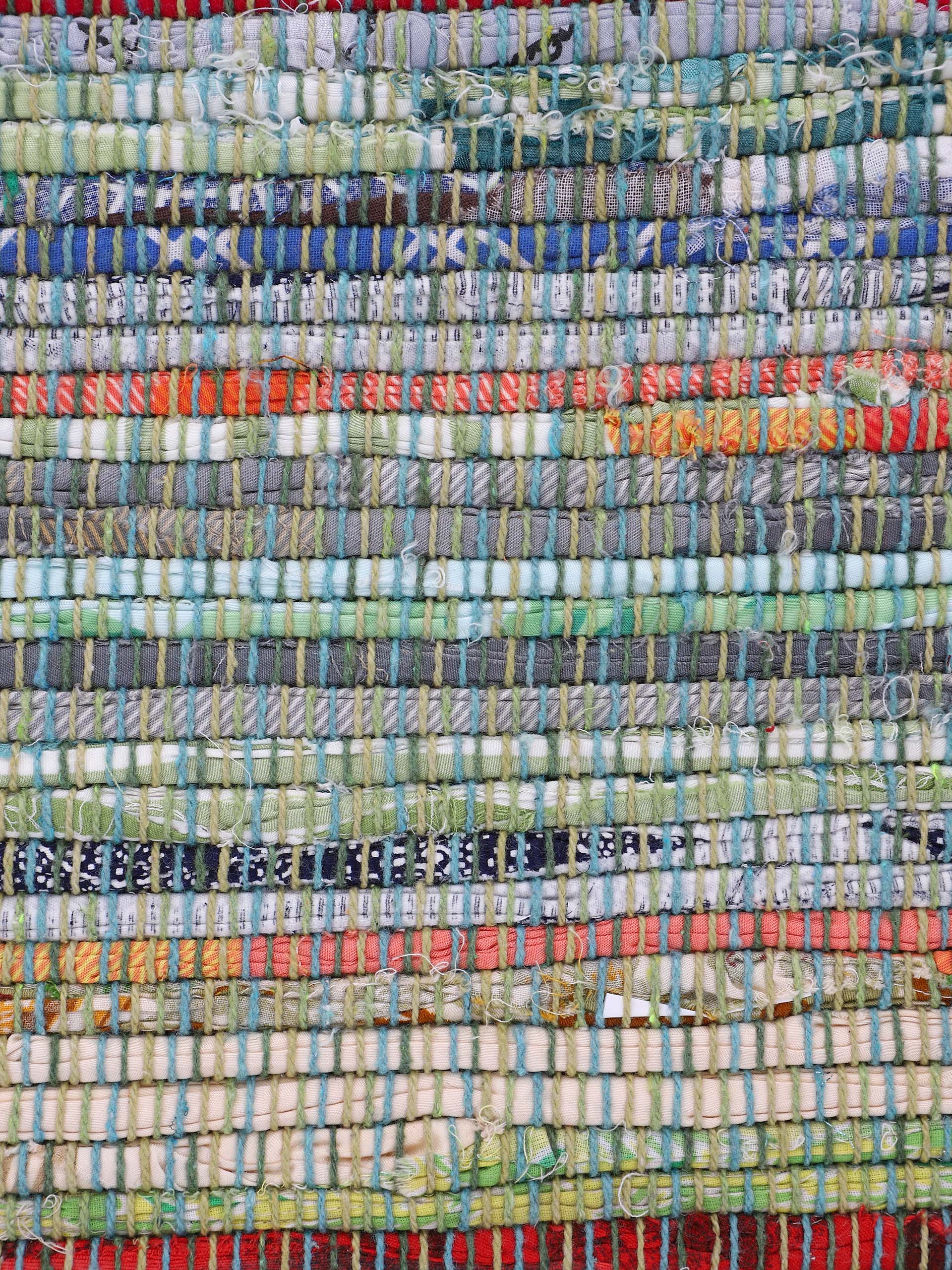 Kelim Chindi Grün in grün