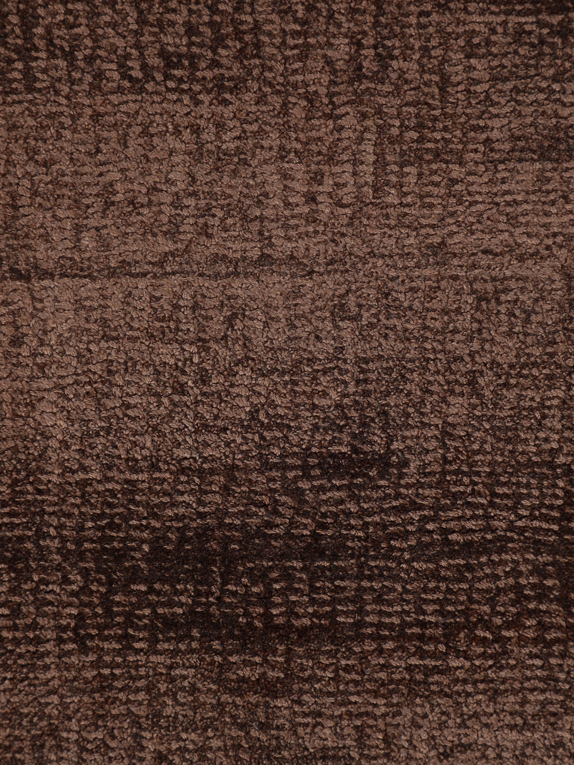 Viskoseteppich Ava Läufer Dunkelbraun in dunkelbraun aus viskose