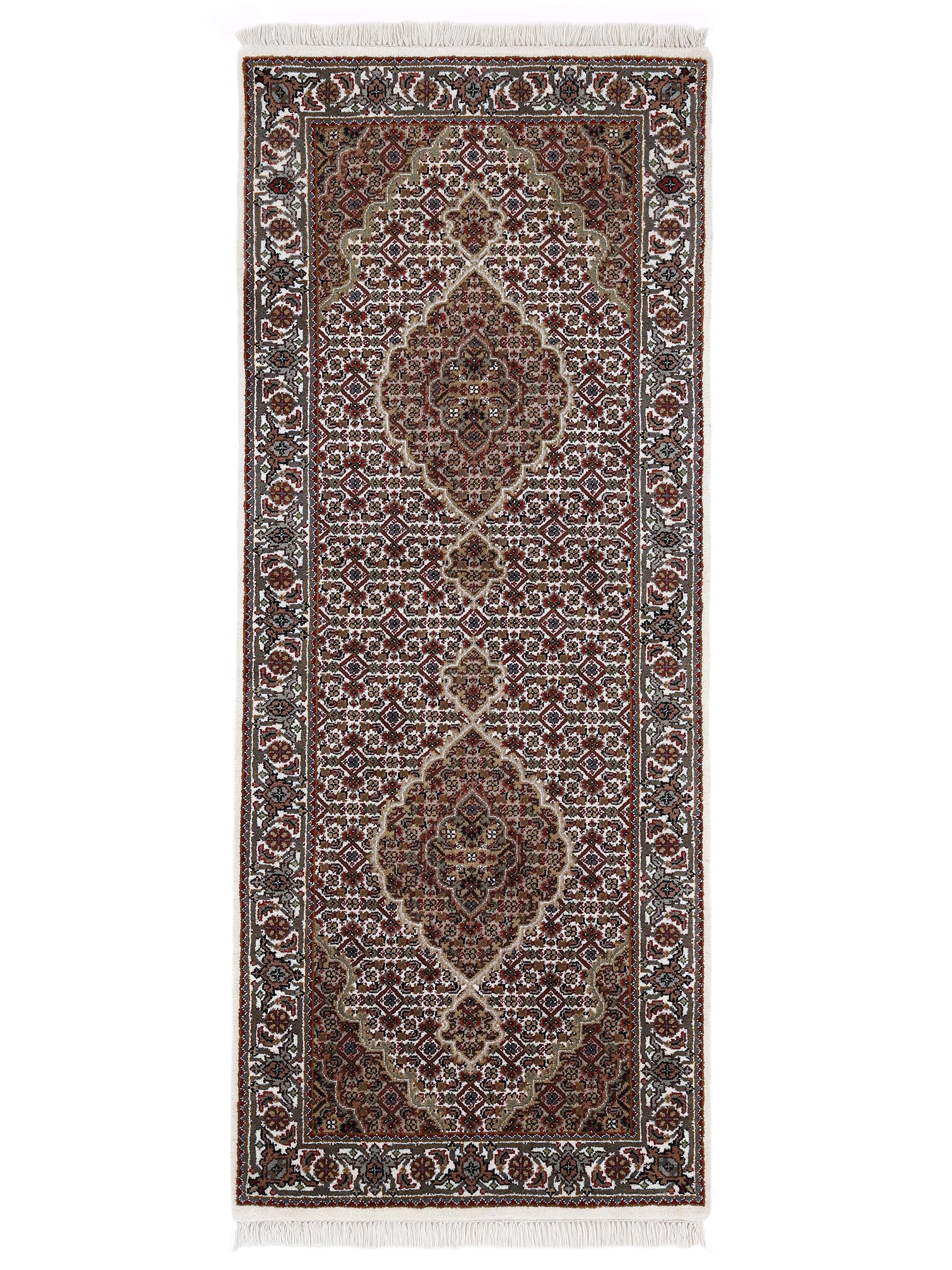 Tabriz Mahi Läufer Teppich