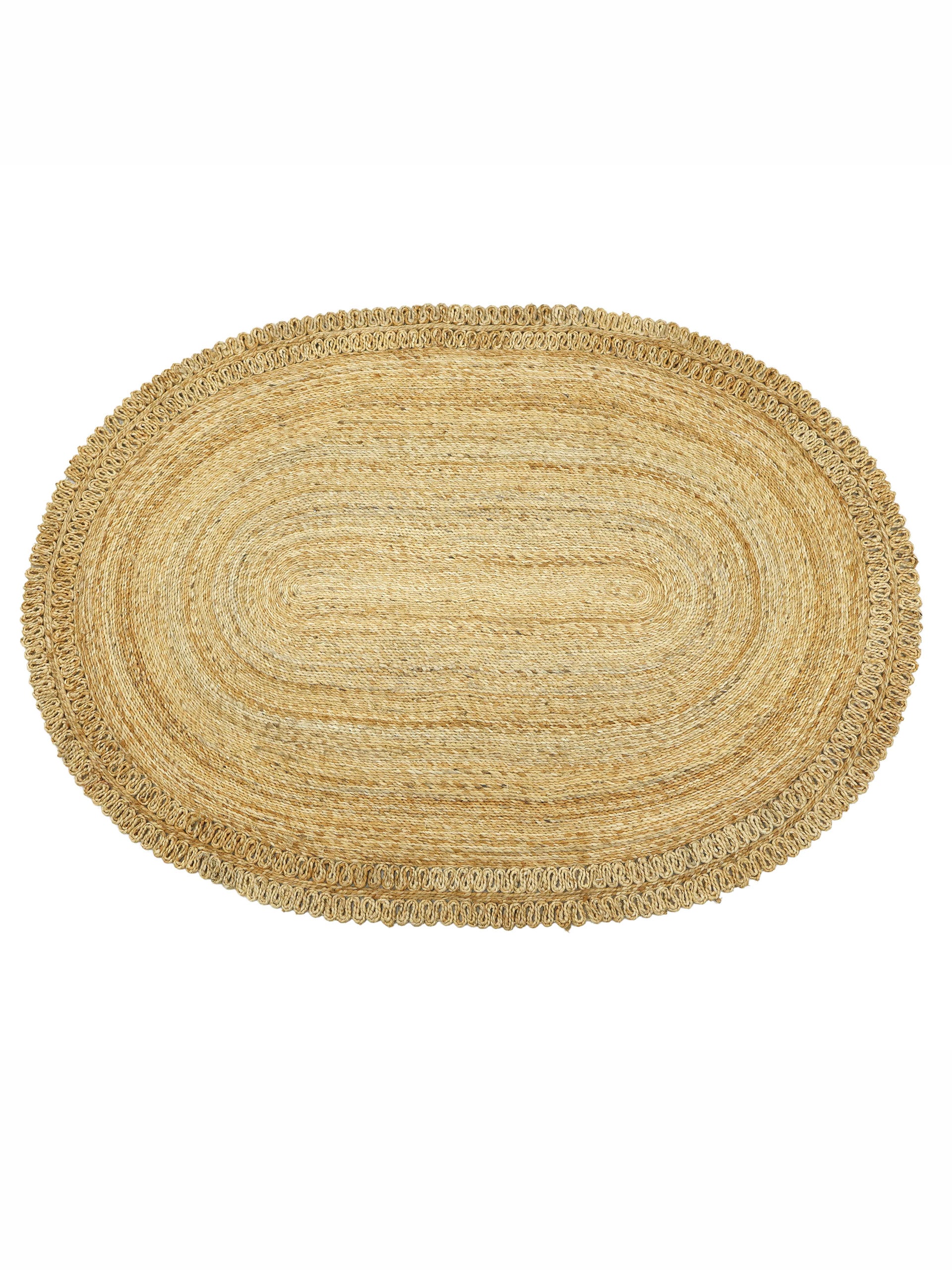 Juteteppich Luca Oval