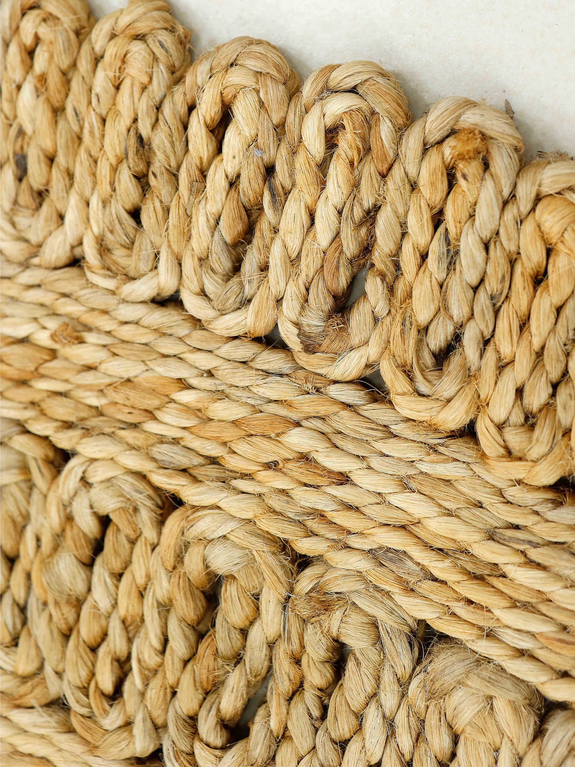 Juteteppich Luca Oval
