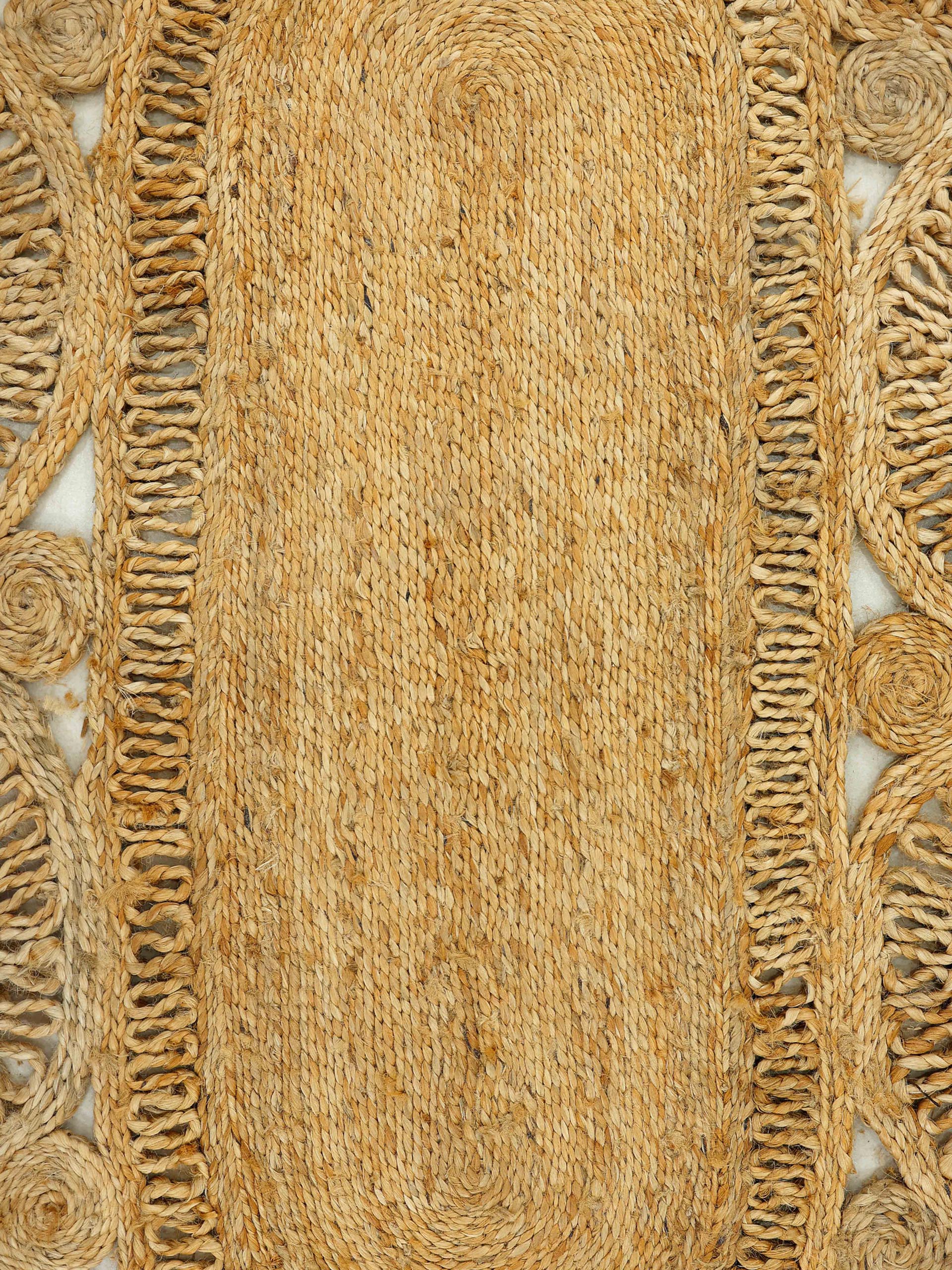 Juteteppich Liam Oval