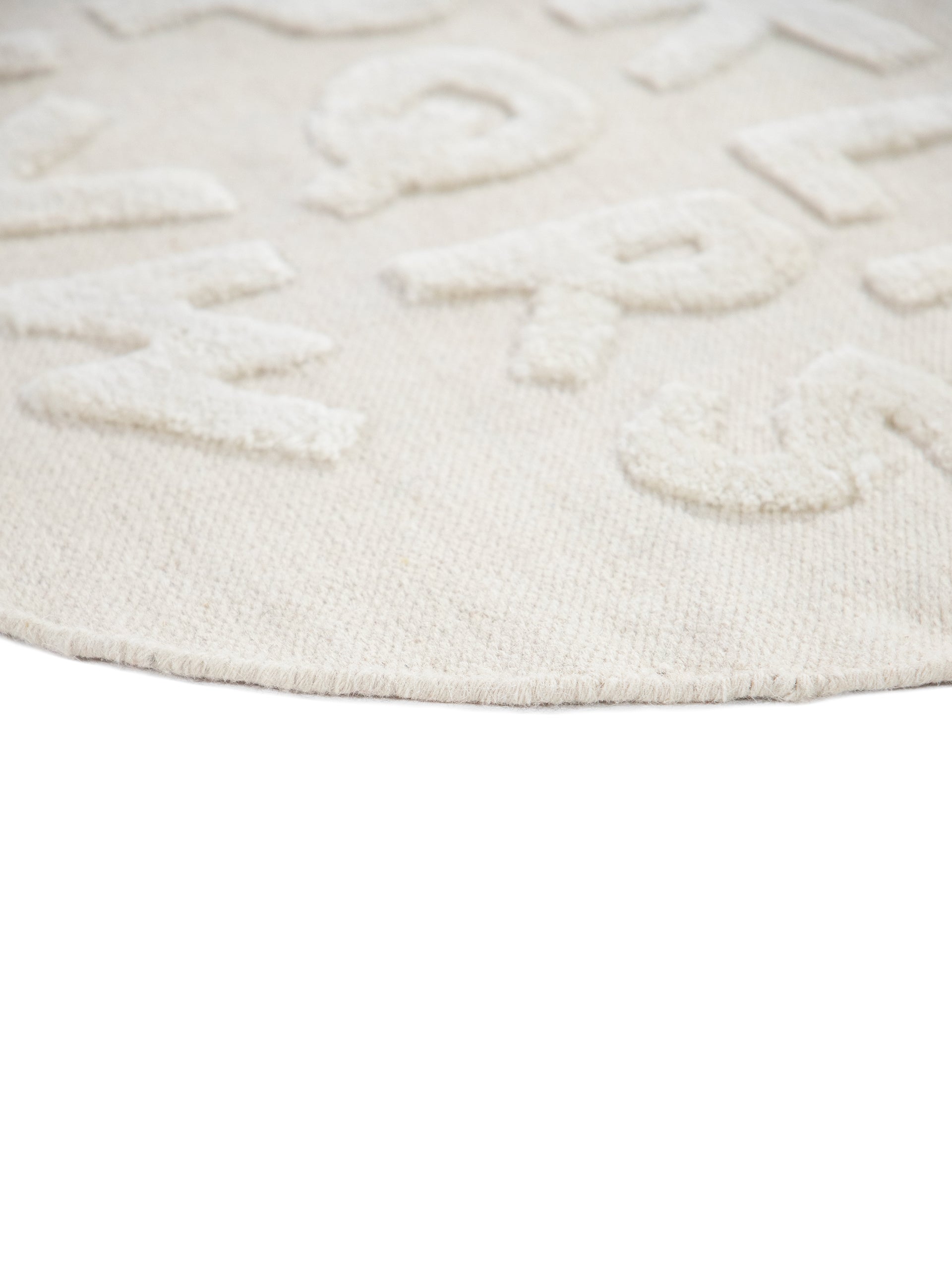 Kinderteppich ABC Rund