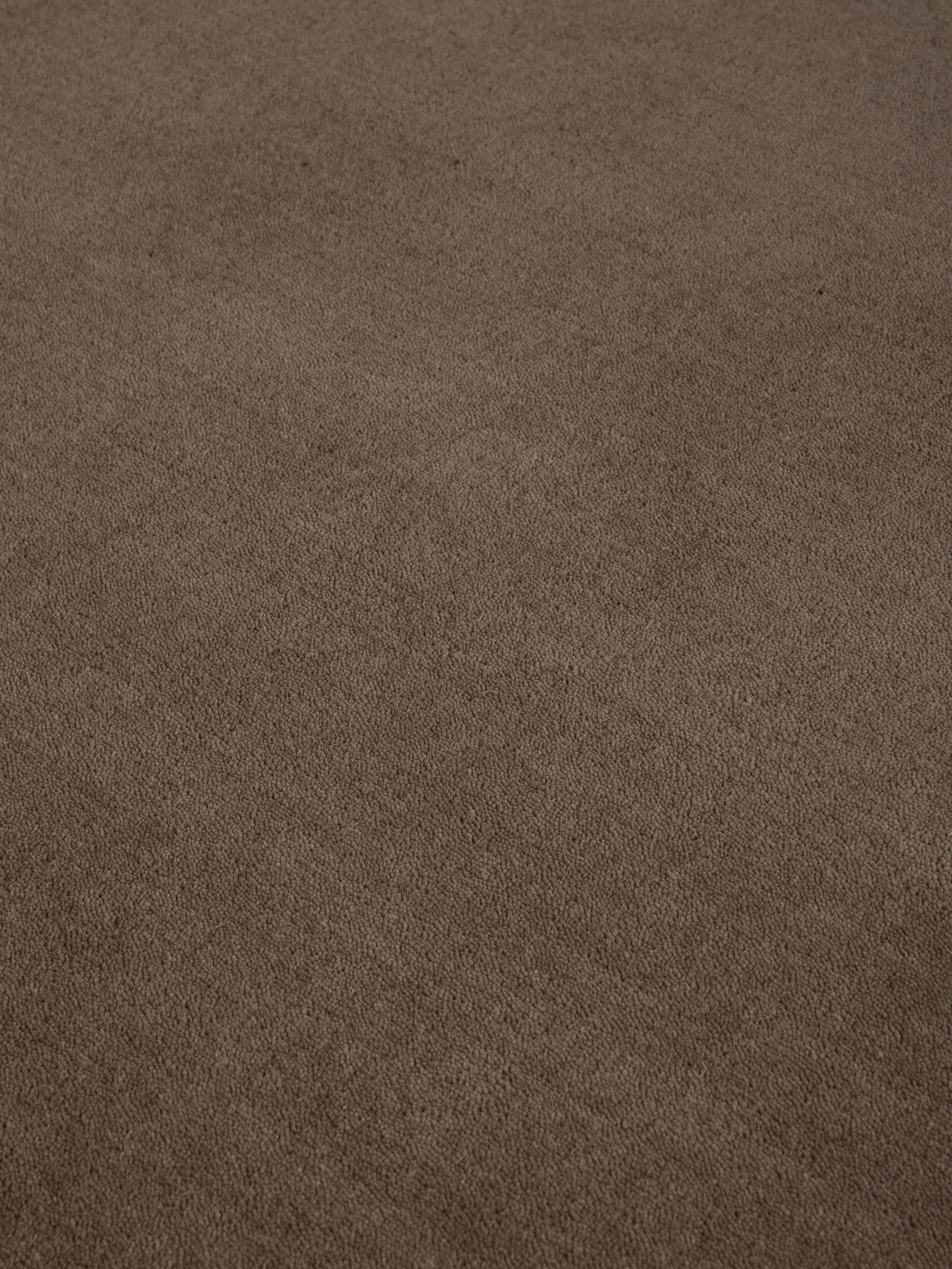 Wollteppich Gabbeh Lola Läufer Taupe aus Wolle