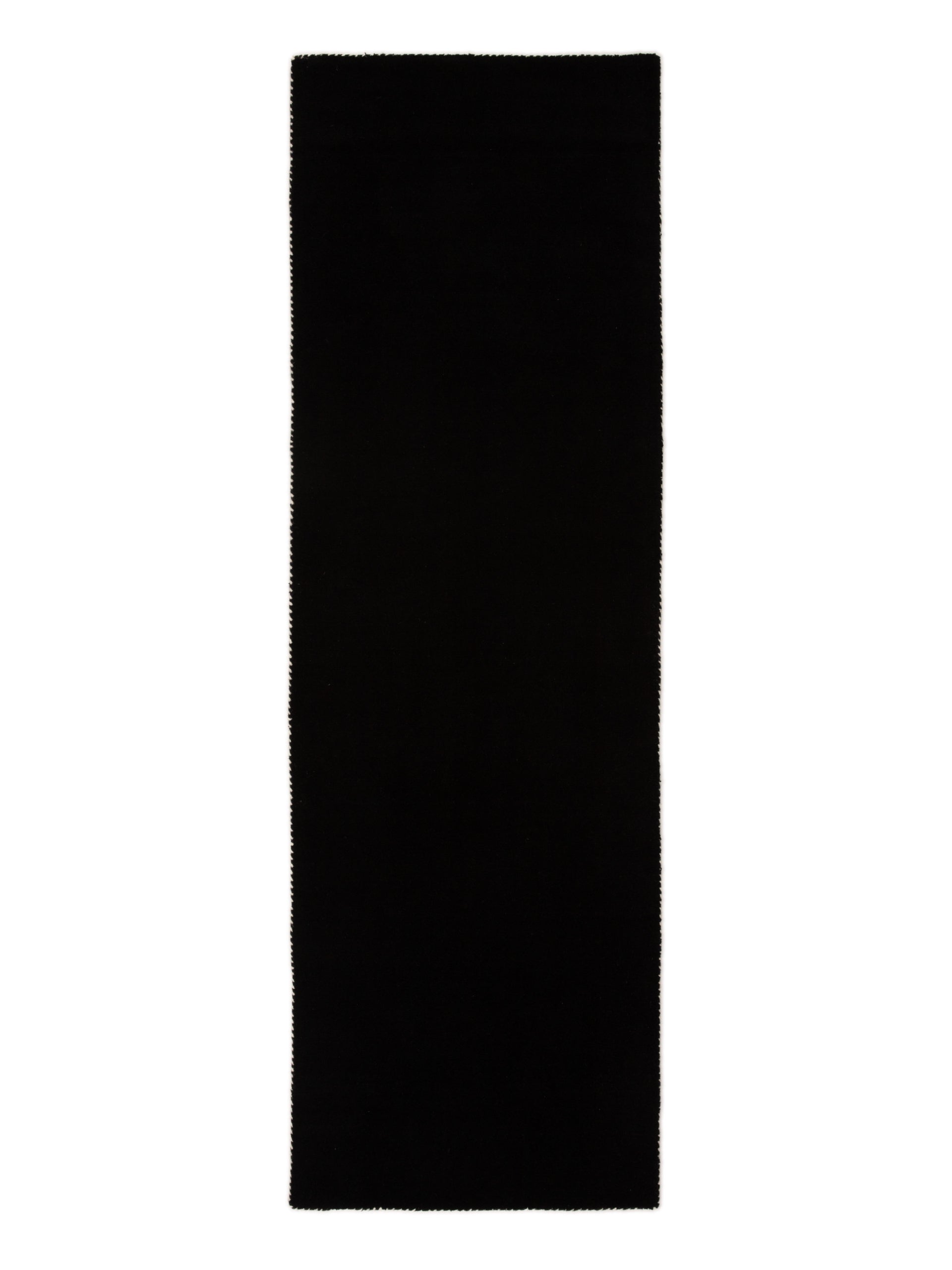Wollteppich Gabbeh Lola Läufer Schwarz aus Wolle