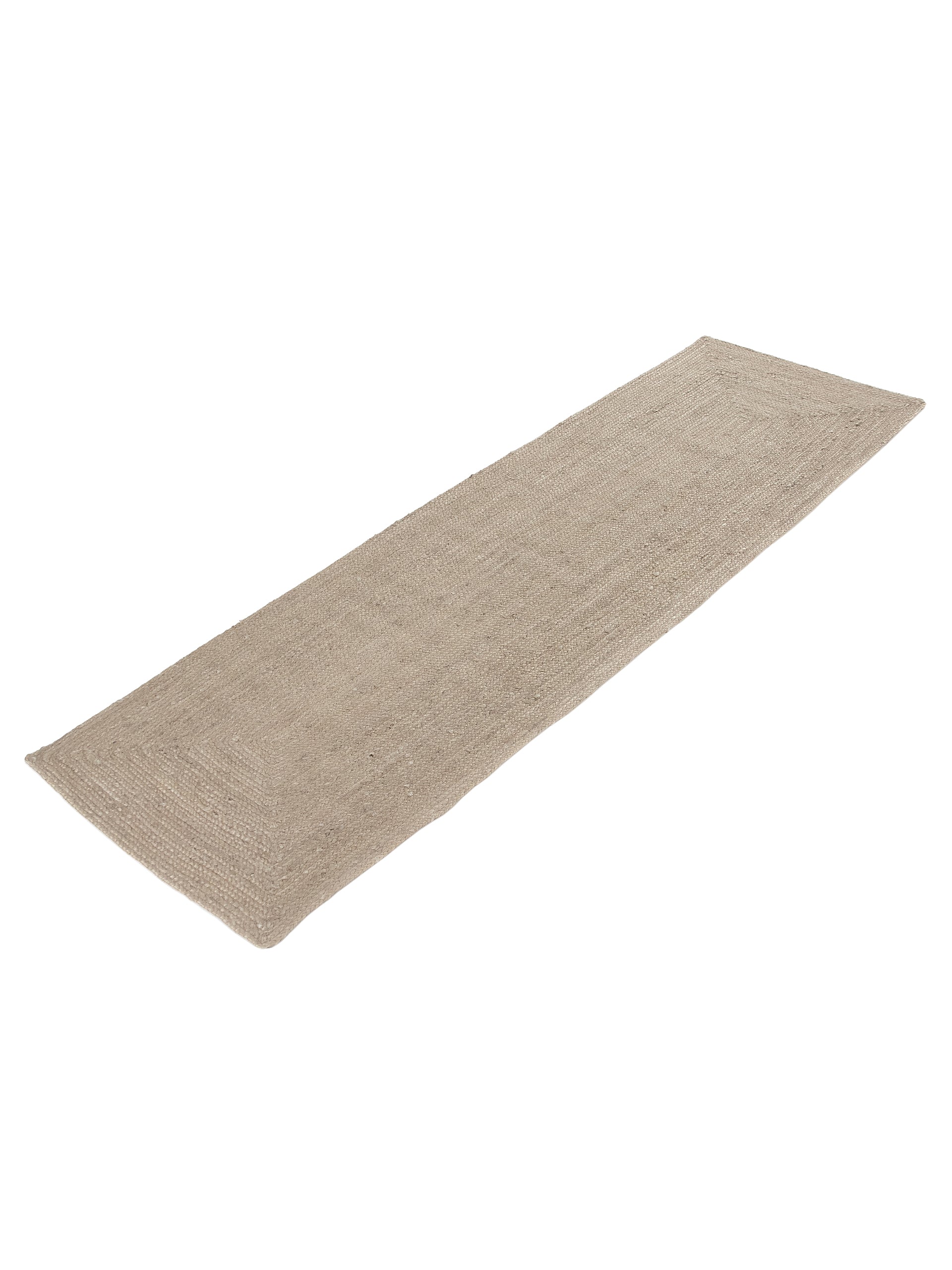 Juteteppich Nele Läufer Taupe in taupe aus sisal/jute