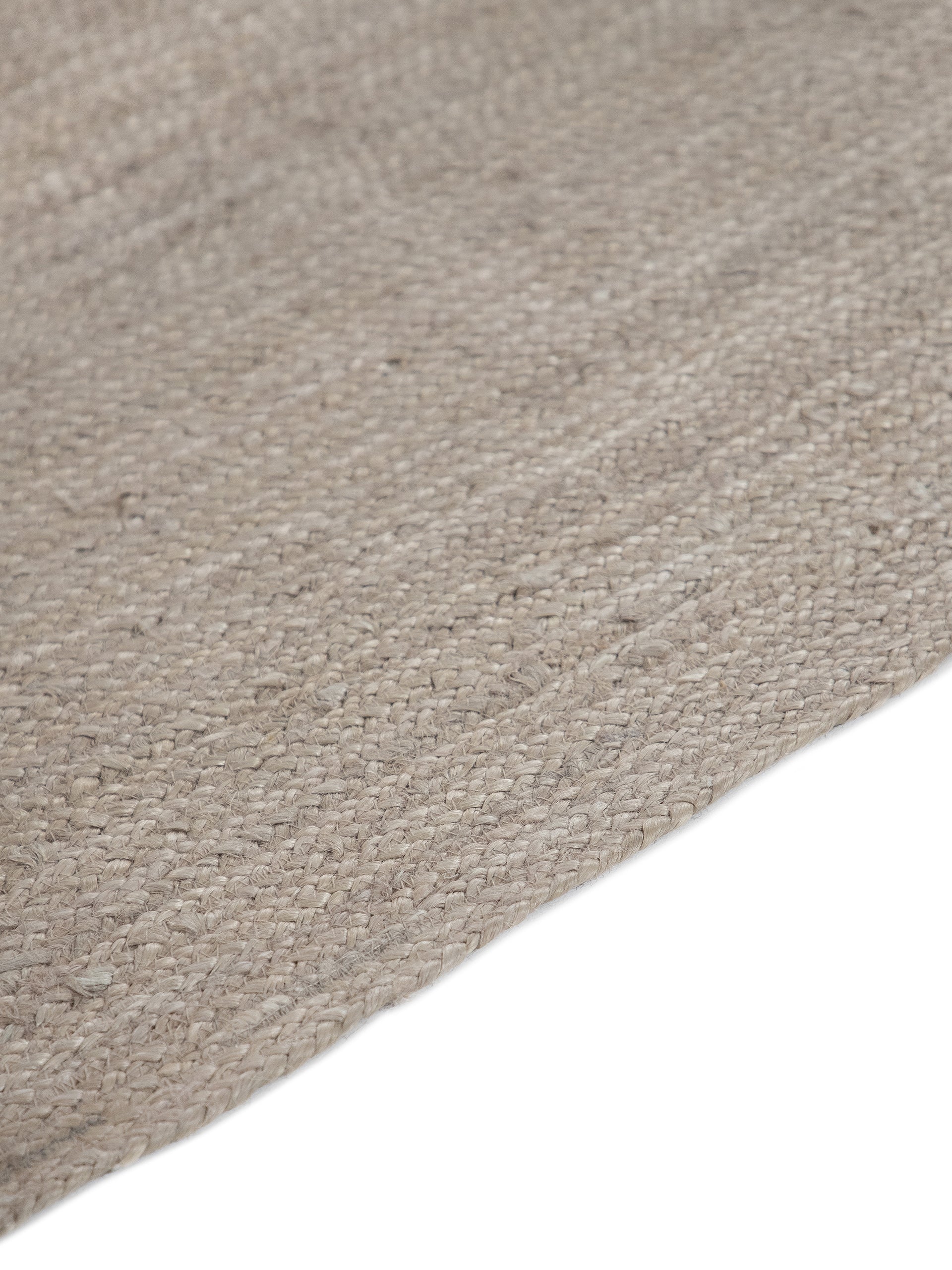 Juteteppich Nele Läufer Taupe in taupe aus sisal/jute