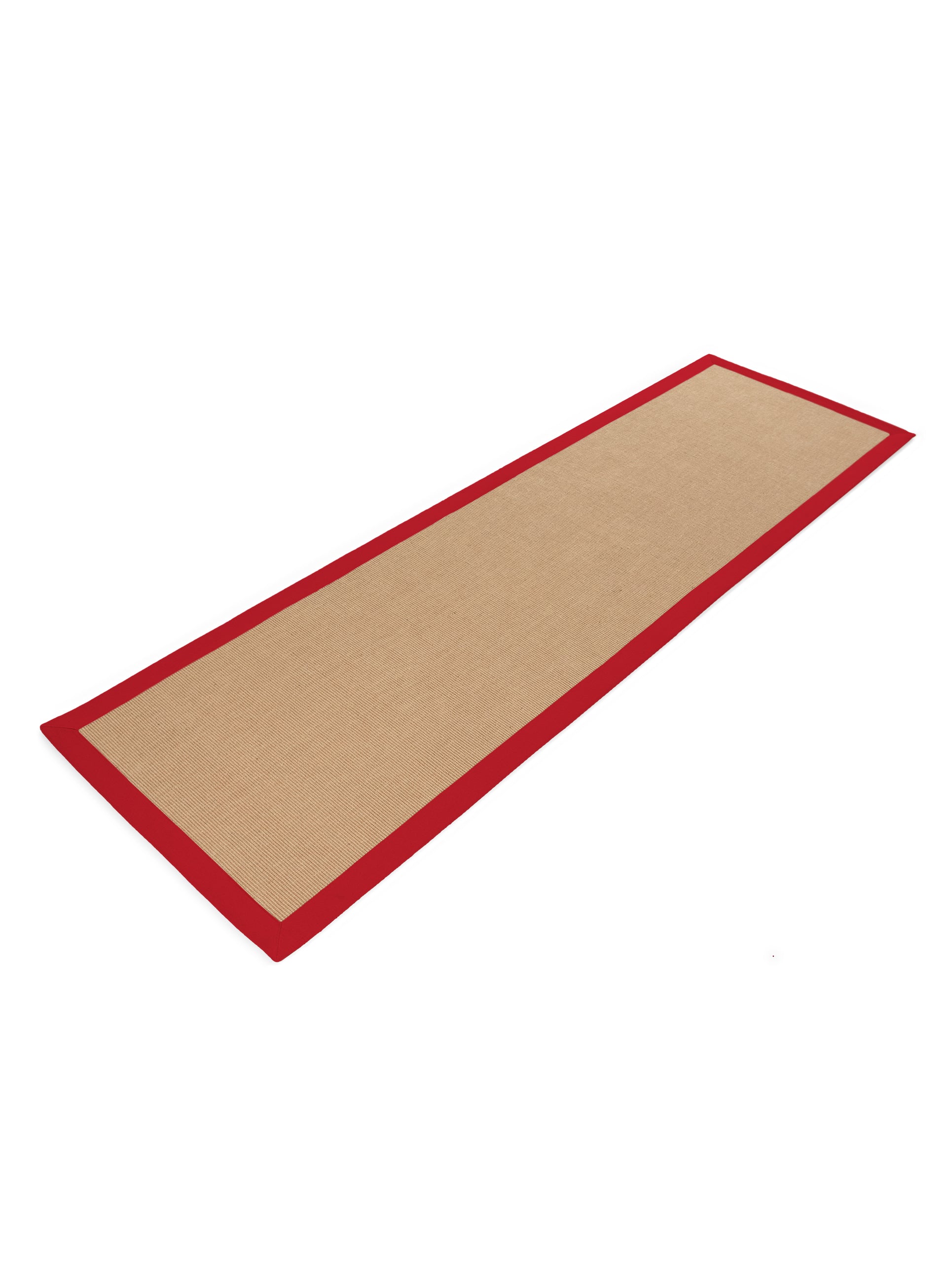 Sisalteppich Läufer Rot aus Sisal/Jute
