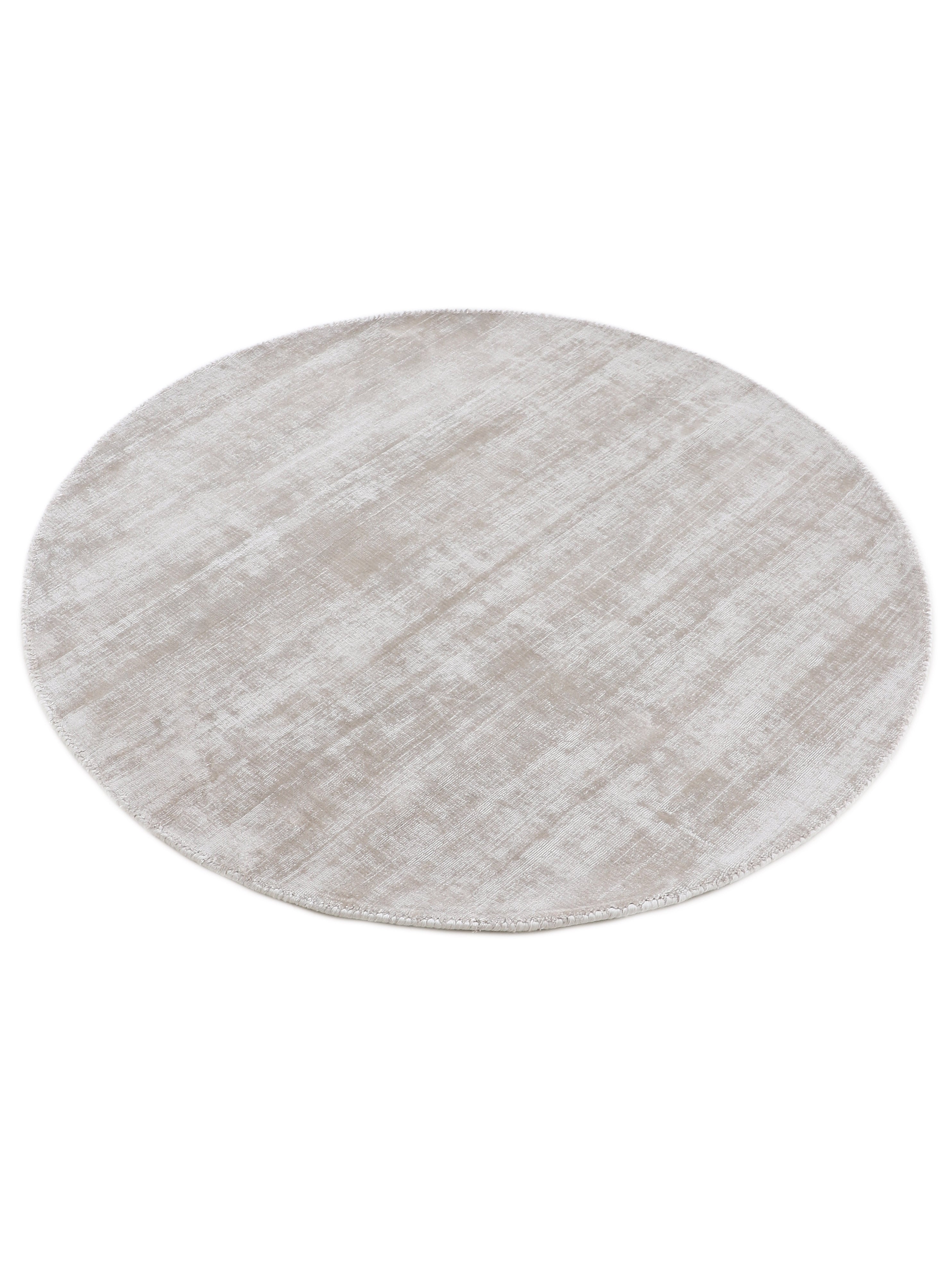 Viskoseteppich Rund Ava Creme in creme aus viskose