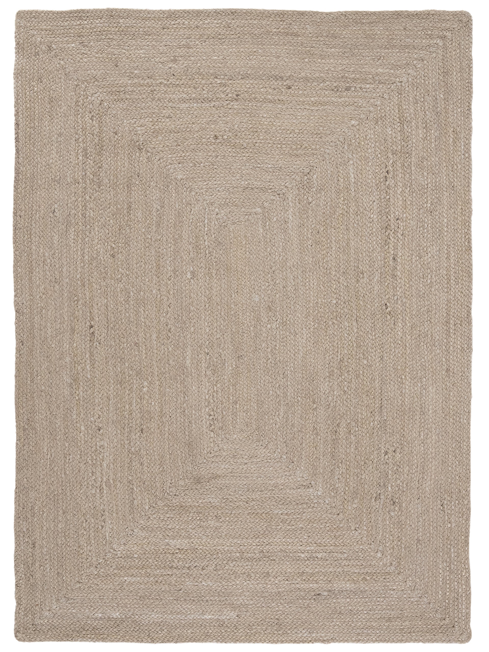Juteteppich Nele Taupe in taupe aus sisal/jute