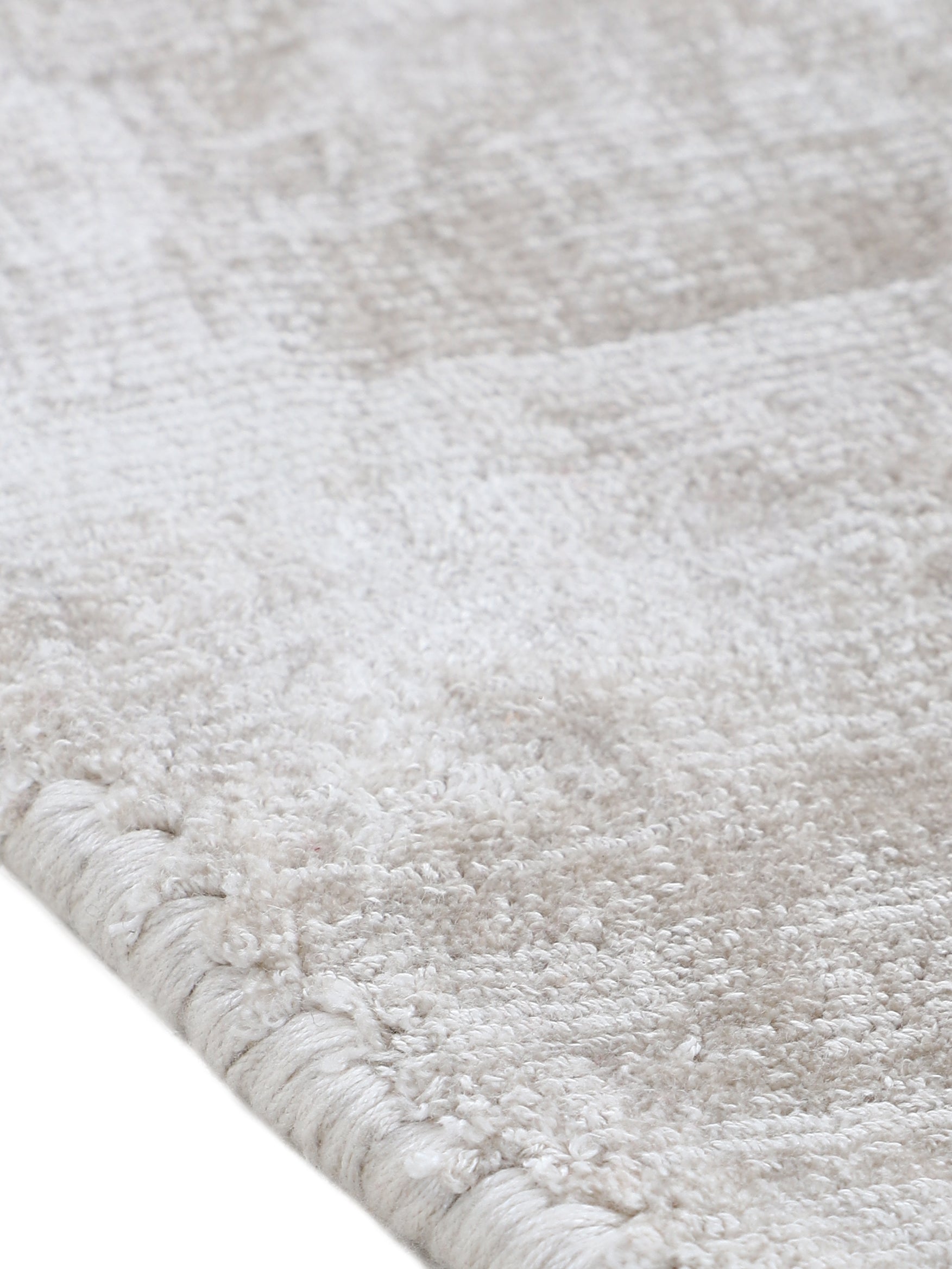 Viskoseteppich Rund Ava Creme in creme aus viskose